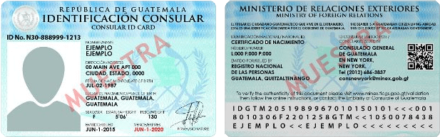 Matricula Consular Id Card Formato